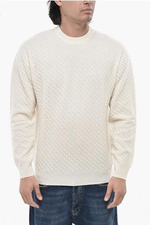 Paolo Pecora Virgin Wool Crewneck Sweater size Xl