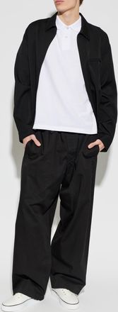 Moose Knuckles Polo Shirt With Logo Patch, Mens, White