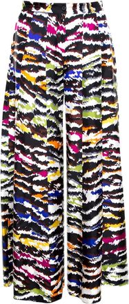 Missoni Pantaloni plissettati con stampa - Nero
