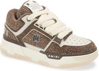Amiri Crystal MA-1 Sneaker in Dark Brown at Nordstrom, Size 12Us