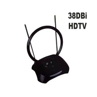 Trade Shop Trade Shop - Antenna Digitale Terrestre Amplificata Interni Segnale Hd Vhf Uhf Hdtv 38dbi