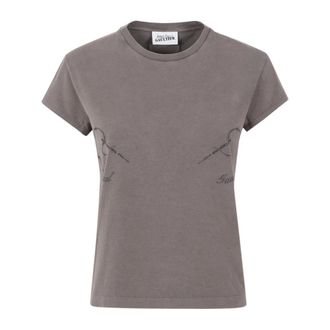 Jean Paul Gaultier Mujer, Camisetas, Gris, Talla: L