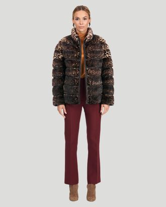 Gorski Horizontal Mink Jacket, Reversible To Down