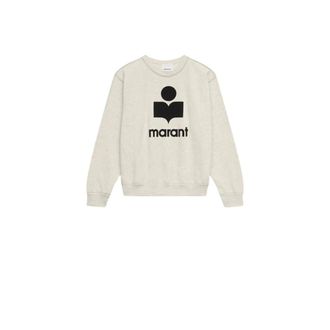 Isabel Marant Hoodies & sweatvesten, Heren, Beige, L, Katoen, Mikoy Sweatshirt