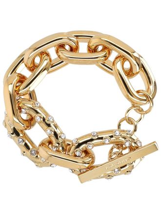 Paco Rabanne Xl Link Brass Toggle Bracelet