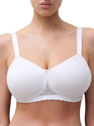 Chantelle Womens Speciality Absolute Comfort Pocketed Bra - White Polyamide - Size 34D
