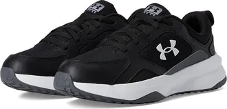 Under Armour Charged Edge Mens Lace up casual Shoes Black/Castlerock/White : 10.5 D - Medium, Textile