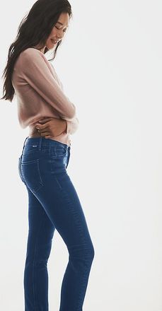 Mother The Dazzler Mid-Rise Ankle Straight-Leg Jeans