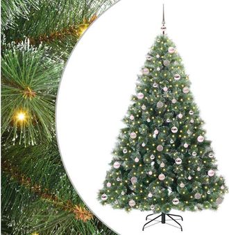 vidaXL &Aacute;rbol De Navidad Artificial Con 300 Led Verde 210 Cm Pe Y Pvc Vidaxl