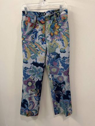 Mac Jeans Womens Aida Kick Pixel Print Pants In 922B