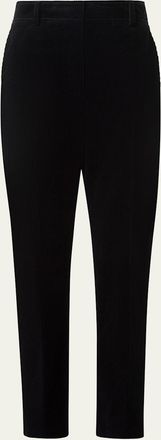 Akris Feryn Cotton Corduroy Straight-Leg Ankle Pants