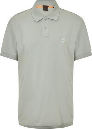 HUGO BOSS Mens Passenger Short Sleeve Polo Shirt in.Open Green - Size Small
