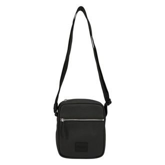 HUGO BOSS Ethon 2.0 Crossbody Bag - Heren - Tassen - Zwart - Maat: ONE Size Leer