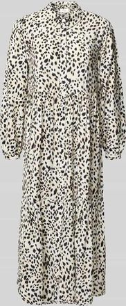 s.Oliver Red Label A-Linien-Kleid aus Viskose-Mix in Offwhite, Größe 34