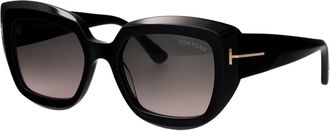 Tom Ford Womens Sunglasses Saltzman Black Acetate