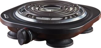 Brentwood TS-321BK 1000 Watt Single Electric Burner in Black