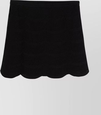 Tom Ford mini skirt in silk and cotton