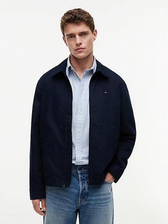 Tommy Hilfiger Lightweight Flag Embroidery Zip-Thru Ivy Jacket