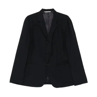 Cellar Door Jassen, Heren, Blauw, L, Wol, Wool Blazer