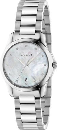 Gucci G-Timeless Dameshorloge met Moeder van Parel Wijzerplaat