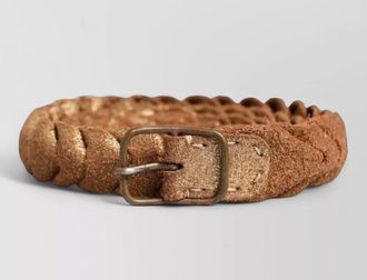 Ermanno Scervino leather braided belt