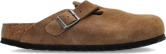 Birkenstock Boston Sfb Dark Tea, Suede Leather