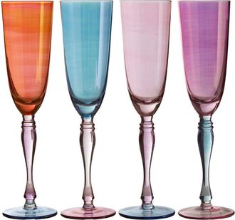 Fifty Five South Champagnerglas Aurora assortiert 273 ml, 4er-Set