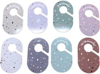 OEM Separador De Armario Para Beb&eacute;, Juego De 8 Piezas, Unisex, Estampado A Doble Cara, Etiqueta Con C&oacute;digo De Estampado - Estilo B