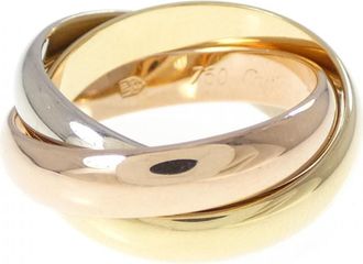 Cartier Pink Gold White Gold Yellow Gold Yellow Gold (18K) Pink Gold (18K) White Gold (18K) Band Ring (Pre-Owned)