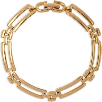 Monet Jewelry 1980s chain bracelet - women - Metal/22kt Gold Plated - One Size