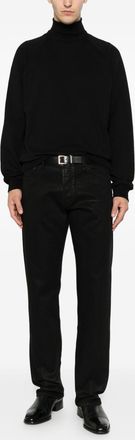 Tom Ford Mens Crewneck Sweatshirt Black Cotton Sweatshirts Sweater