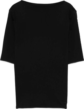 Calvin Klein Boat-neck Short-sleeve Top