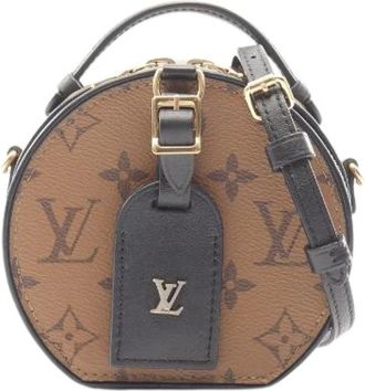 Louis Vuitton Pre-owned Mini Boite Chapeau Monogram Reverse 2way bag - - Pre-owned - Donna - Marrone - ONE SIZE