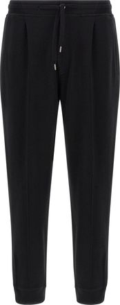 Brunello Cucinelli Cr&ecirc;Te Joggers Pantaloni Nero-Uomo