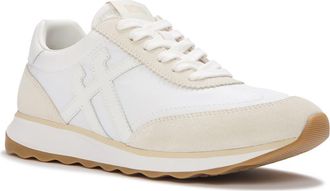 FitFlop Retro-Q FF Fabric Suede Sneakers in Urban White Mix at Nordstrom, Size 7.5