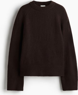 H&M Pullover in Loose Fit - Brown