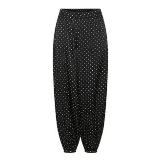 Kaffe Kcmissu Broek - Dames - Broeken - Zwart - Maat: L Poliester