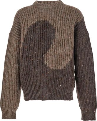 ERL Brown Crew Neck Sweater