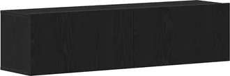 vidaXL Vidaxl Mobile Tv Rovere Nero 120x30x30,5 Cm In Legno Multistrato