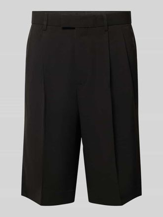 Lindbergh Lindbergh Straight Fit Shorts mit Viskose-Anteil in Black, Gr&ouml;&szlig;e XXXL