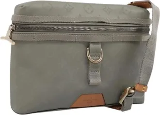Louis Vuitton Vintage, unisex, Grijs, ONE Size, Leer, Pre-owned Monogram Canvas Shoulder Bag