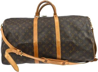 Louis Vuitton Pre-owned Weekend Bags, female, Brown, Size: ONE SIZE Pre-owned Keepall Travel Bag