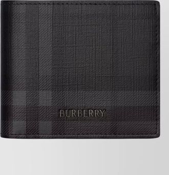 Burberry checked bifold wallet