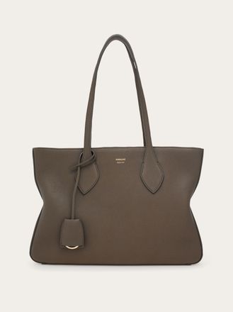 Ferragamo Women Star-shaped tote bag (M) Grey