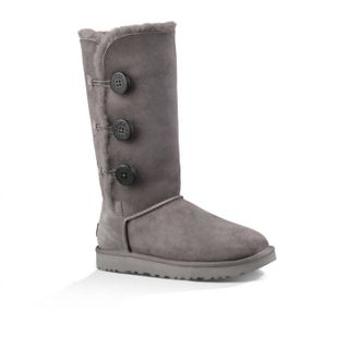 UGG Womens Bailey Button Triplet Ii Boots In Grey