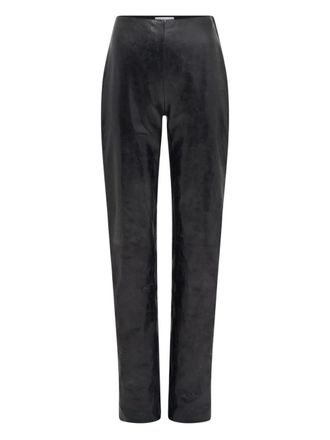 Marine Serre Pantaloni Glossy Moon - Nero