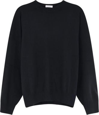 Brunello Cucinelli Kasjmier Trui - Dames - Cashmere truien - Zwart - S - Kasjmier - Truien & Vesten