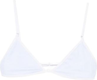 Roberta Einer x Kiss n Thrill Top bikini a triangolo Frida - Blu