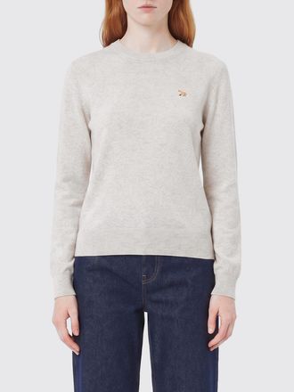 Maison Kitsun&eacute; Pullover girocollo in lana Merino