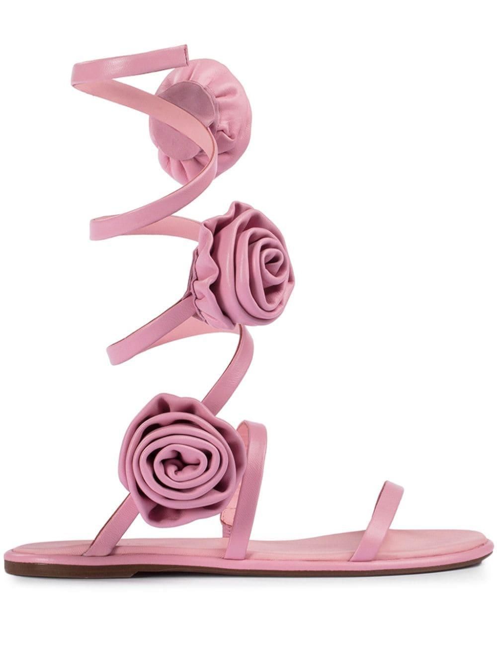 サンダル・ミュール LE SILLA Skin pink leather Scarlet sandals SCARLET SANDAL 140 mm SKIN | Le Silla
